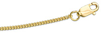 Gold curb chains