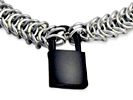 Locking BDSM jewelry