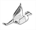 Silver Origami Animal Charms